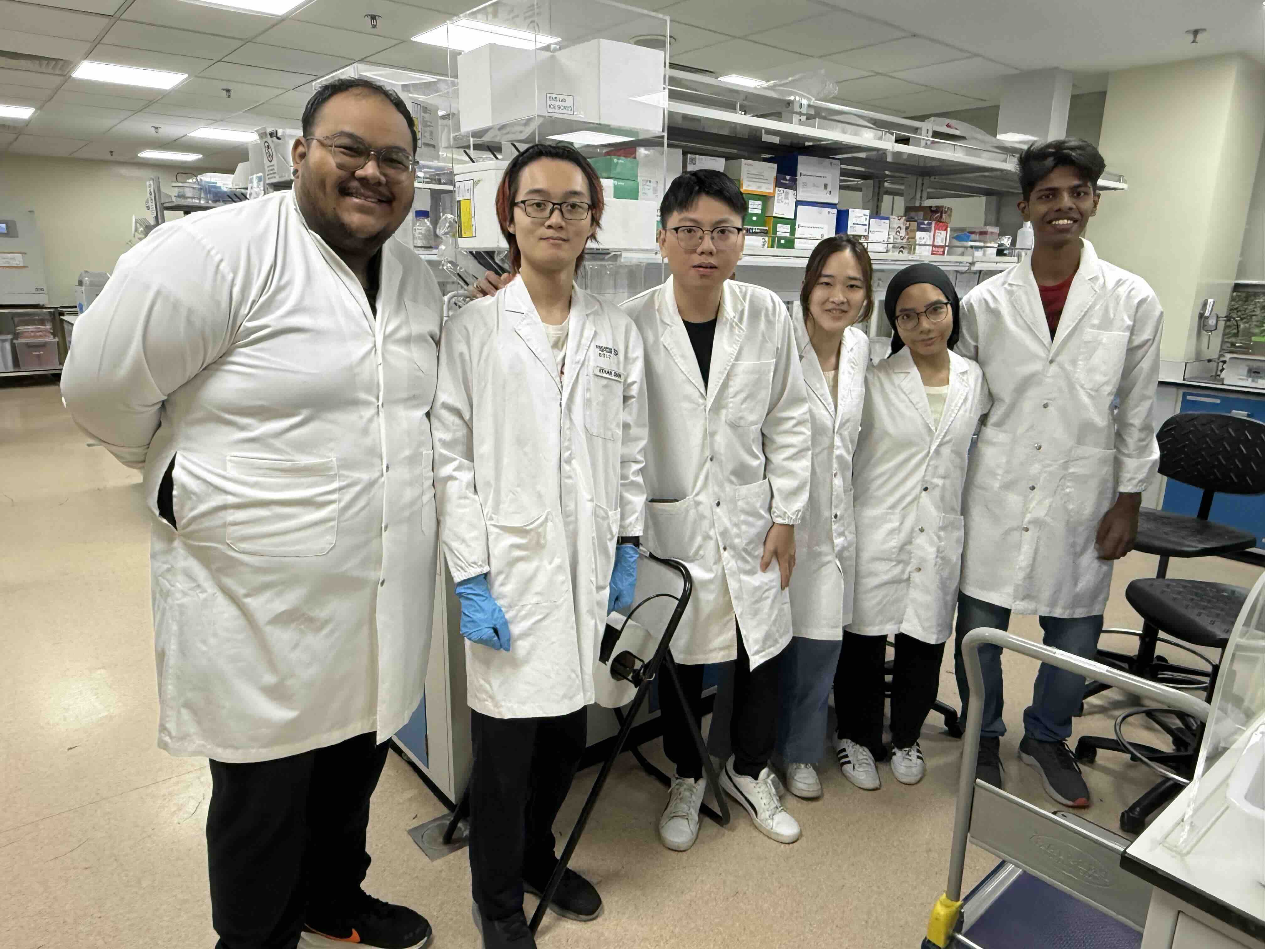 New Smith Lab undergraduate students